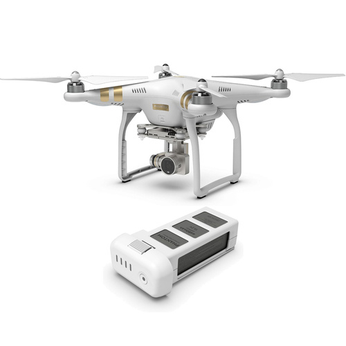 DJI Phantom 3 Professional Quadcopter Drone w/ 4K Camera, Gimbal with 2nd Battery