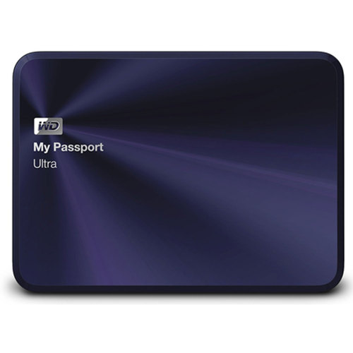 Western Digital 3TB My Passport Ultra Metal Edition Blue - USB 3.0 - WDBEZW0030BBA-NESN