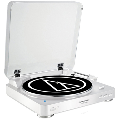 Audio-Technica Fully Automatic Bluetooth Wireless Belt-Drive Stereo Turntable - White