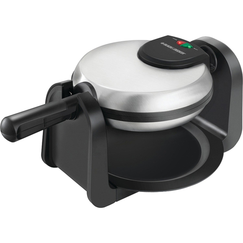 Rotary Waffle Maker in Black and Stainless Steel - WM1404S