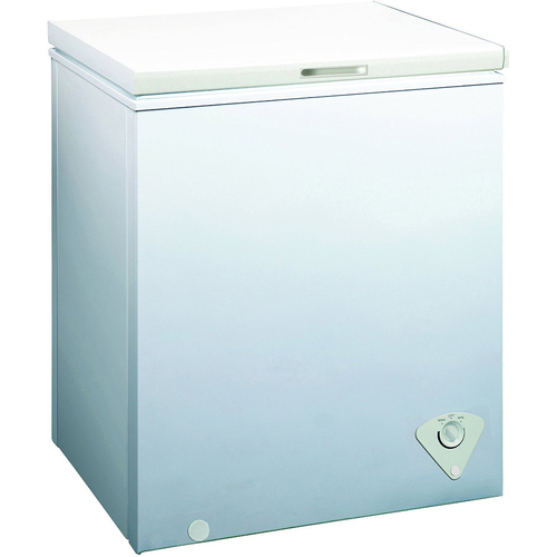 Midea 5 Cubic Feet Single Door Chest Freezer in White - WHS-185C1