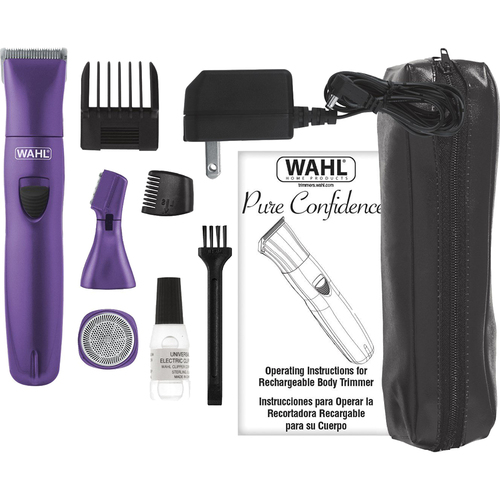 Wahl Pure Confidence Ladies Rechargeable Trimmer in Purple - 9865-100