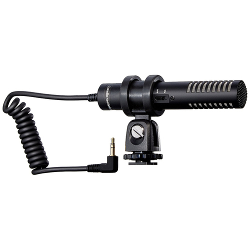 Audio-Technica PRO24-CM Stereo Condenser Shotgun Microphone for camcorders