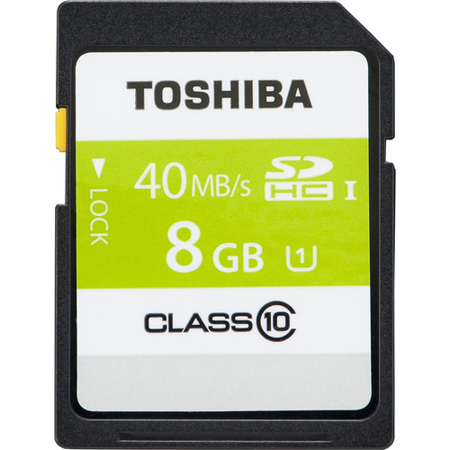Toshiba SD Card Class 10 40MB/s (PFS008U-2DCK) - 8 GB
