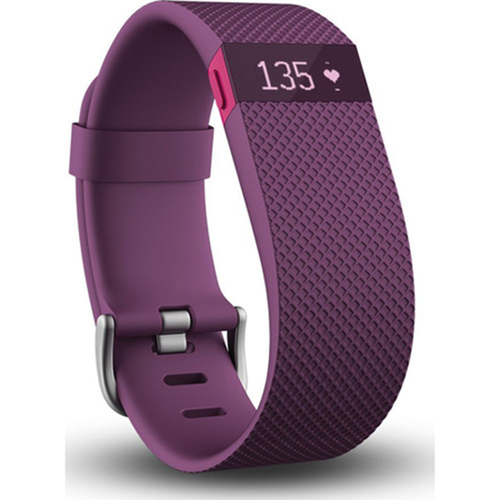 Fitbit Charge HR Wireless Activity Wristband, Plum, Small - Manufacturer Refurbished