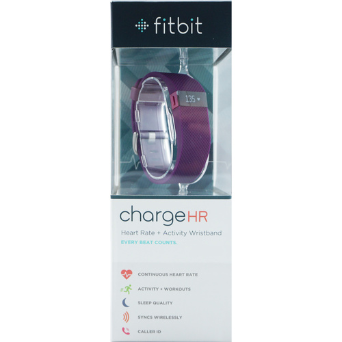 Refurbished Fitbit Charge HR Wireless Activity Wristband Assorted Colors 