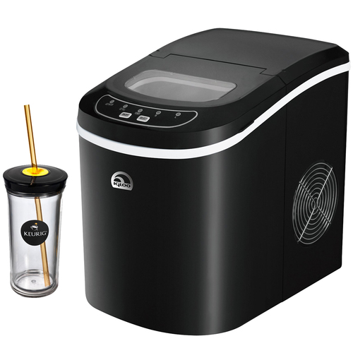 Igloo Compact Ice Maker Black with Keurig Iced Beverage Tumbler