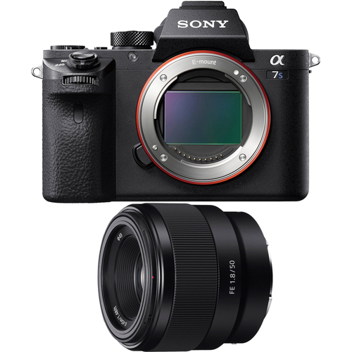 Sony a7S II Full-frame Mirrorless Interchangeable Lens Camera with 50mm Prime Lens