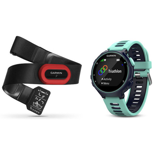 Garmin Forerunner 735XT GPS Running Watch Run-Bundle - Midnight Blue (010-01614-13)