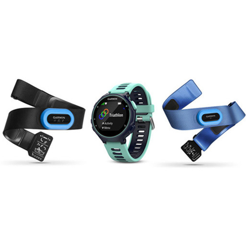 Garmin Forerunner 735XT GPS Running Watch Tri-Bundle - Midnight Blue (010-01614-04)