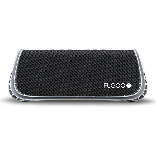 Fugoo Sport XL Portable Waterproof Speaker with Bluetooth - Black/White - OPEN BOX