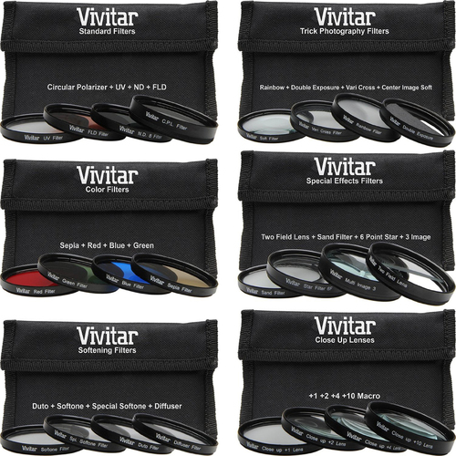 Vivitar 52mm 24-Piece Ultimate Filter Kit