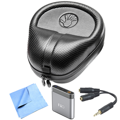 Slappa HardBody PRO Full Sized Headphone Case & Fiio AMP Bundle - SL-HP-07