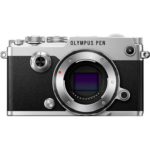 Olympus PEN-F 20MP Mirrorless Micro Four Thirds Digital Camera w/ 14-42mm Lens - Silver