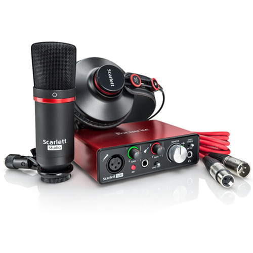 Focusrite Scarlett Solo Studio USB Audio Interface and Recording Bundle (2nd Generation)