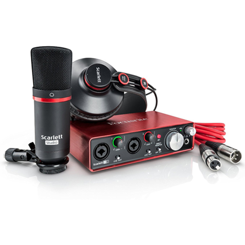 Focusrite Scarlett 2i2 Studio USB Audio Interface & Recording Bundle (2nd Generation)