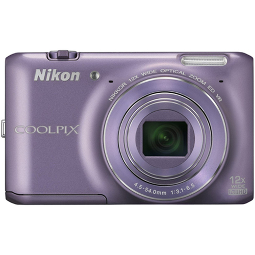 Nikon COOLPIX S6400 16 MP 12x Zoom Digital Camera - Purple (Factory Refurbished)