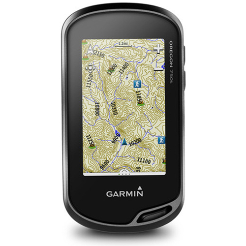 Garmin Oregon 750t Handheld GPS w/ Built-In Wi-Fi, Camera & Bluetooth - TOPO U.S. 100K