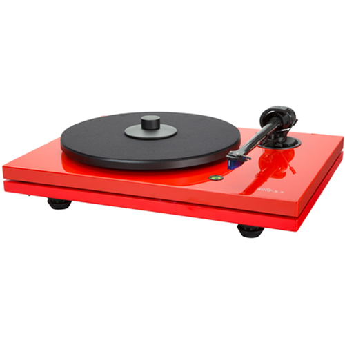 Music Hall MMF-5.3LE 2-Speed Audiophile Turntable w/ Ortofon 2M Bronze Cartridge - Red