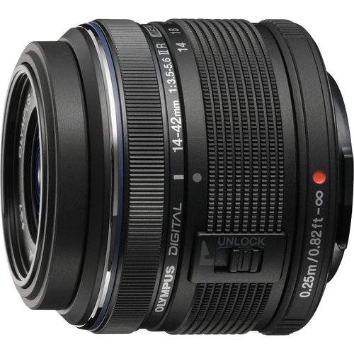 Olympus M.14-42MM F3.5-5.6 2R Zuiko Camera Zoom Lens (Black) Refurbished