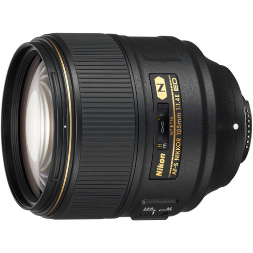 Nikon AF-S NIKKOR 105mm f/1.4E ED FX Full Frame Lens for Nikon DSLRs