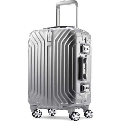 Samsonite Tru-Frame Hard Shell Carry-On Matte Silver 20` Spinner Suitcase