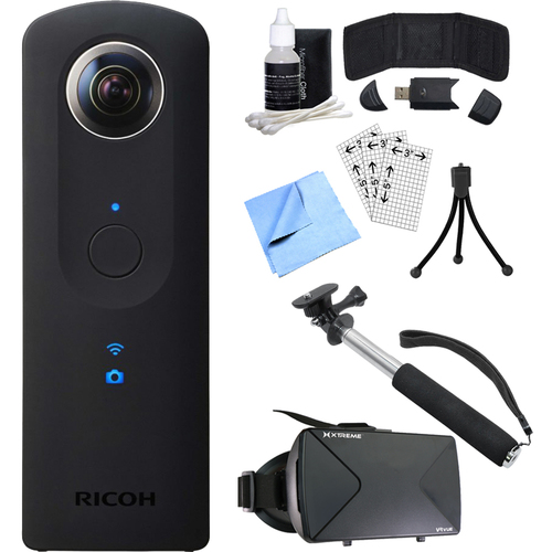 Ricoh Theta S 360-Degree Spherical Digital Camera w/ Reality Viewer Ultimate Bundle