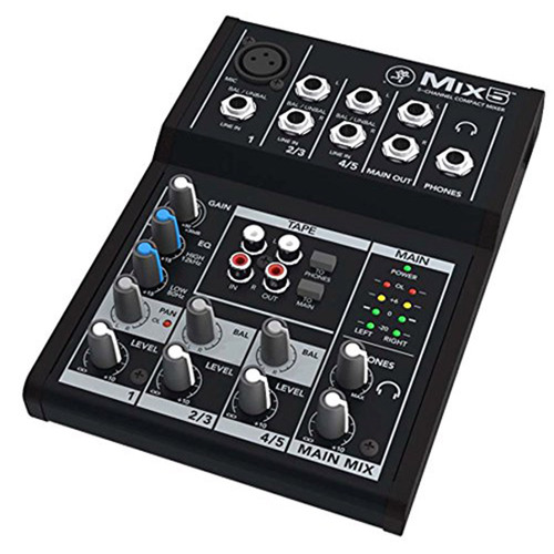 Mackie Mix5 5-Channel Compact Analog Mixer