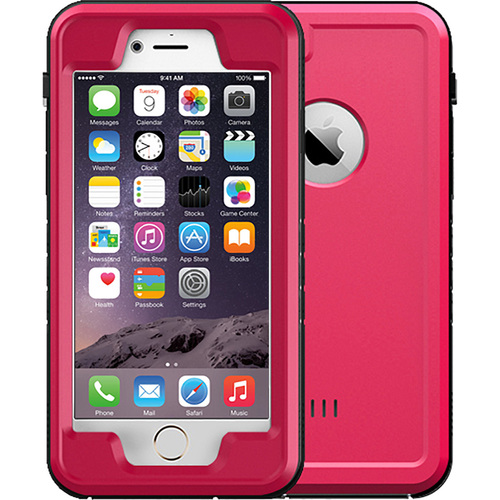 Urge Basics Pink 4.7` Shock Resistant Waterproof Case for Apple iPhone 6/6S