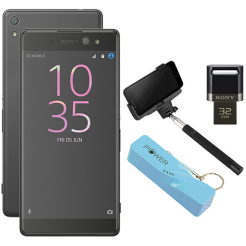 Sony Xperia XA Ultra 16GB 6` Smartphone Unlocked Mobile Selfie Bundle - Black