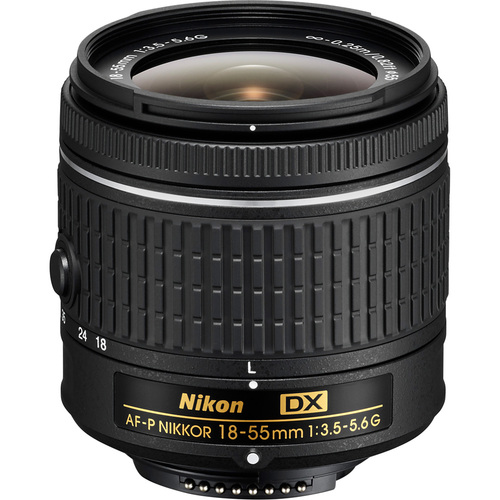 Nikon AF-P DX NIKKOR 18-55mm f/3.5-5.6G Lens, Filter, and Accessories Bundle