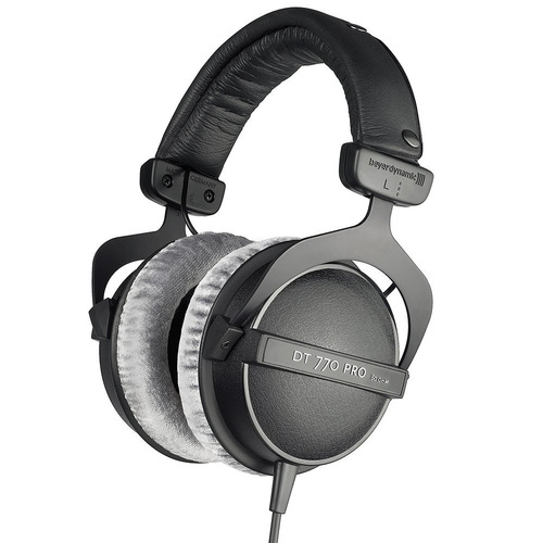 BeyerDynamic DT 770 PRO 80 Ohms Over-Ear Closed-back Studio Headphones (Gray)