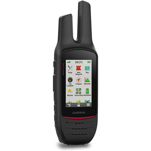 Garmin Rino 750 Handheld GPS Navigator with Built-in 2-Way Radio - Canada Maps