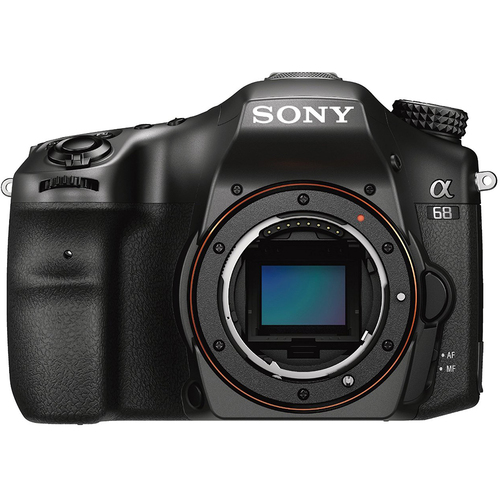 Sony ILCA68/B a68 A-Mount 24.2MP Digital Cam w/APS-C Sensor Body Only Blk - OPEN BOX