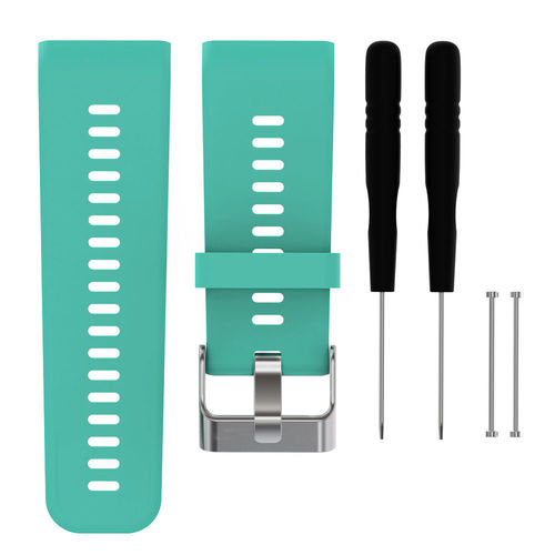 General Brand Silicone Band Strap + Tools for Garmin Vivoactive HR Sport Watch (Teal)