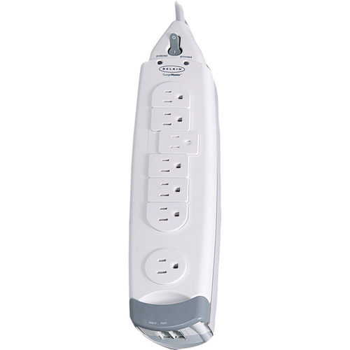 Belkin 7-Outlet SurgeMaster Home Series with Phone Protection 12' Cord - F9H710-12