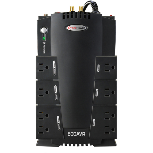 CyberPower 800VA 450W Uninterruptible Power Supply with AVR - CP800AVR
