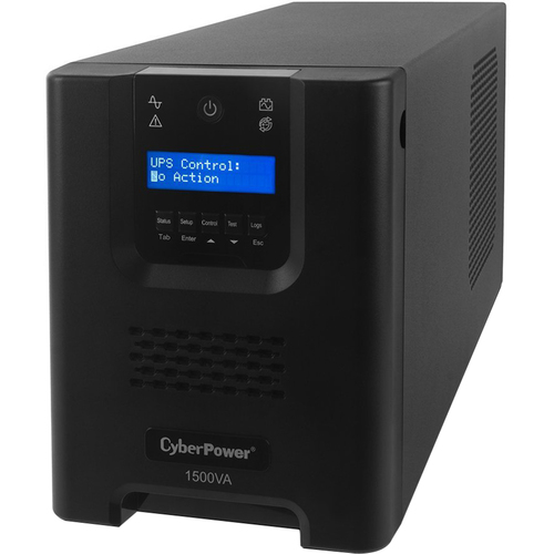 CyberPower Smart App Sinewave UPS System 1500VA/1050W 8-Outlet Mini-Tower- PR1500LCD