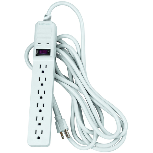 Fellowes 6 Outlet Basic Surge Protector - 99036