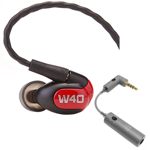 Westone W40 Quad Driver Premium In-Ear Monitor Headphones - 78504 w/ iFi Audio iEMATCH