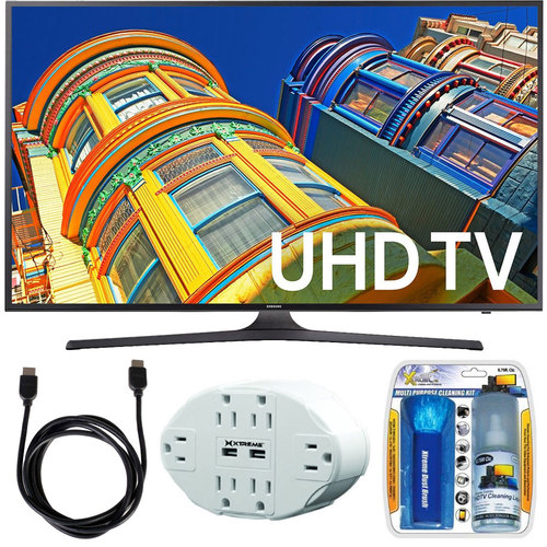 Samsung UN43KU6300 - 43-Inch 4K UHD HDR LED Smart TV - KU6300 6-Series Bundle