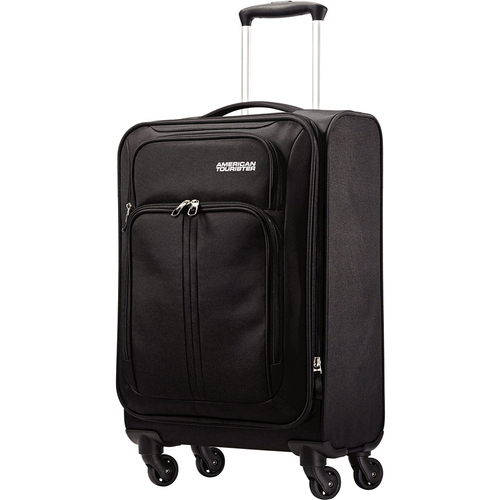 American Tourister Splash Spin LTE 20` Black Spinner Luggage - OPEN BOX