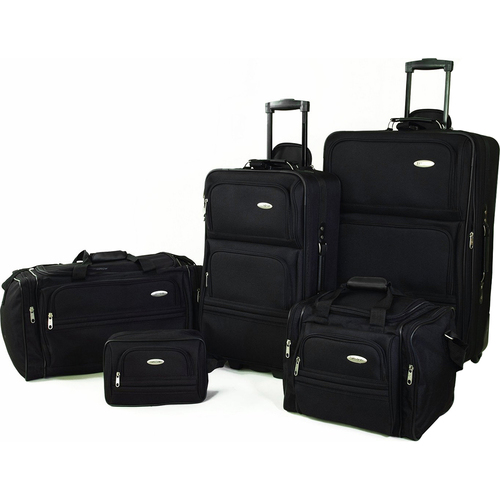Samsonite 5 Piece Nested Luggage Set (Black) - OPEN BOX