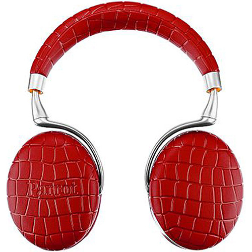 Parrot Zik 3 Wireless Bluetooth Headphones w/ Wireless Charger (Red Croc) - OPEN BOX