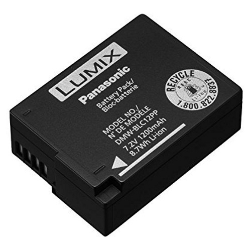 Panasonic DMW-BLC12 Lumix Lithium-Ion Battery for Lumix, Black