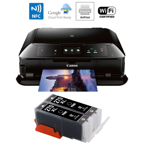 Canon MG7720 Printer Scanner & Copier w/ Airprint & Cloud Print Black w/Ink Cart