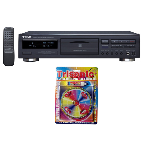 Teac CD Recorder with Remote RW890MK2-B with Trisonic Laser Lens Cleaner