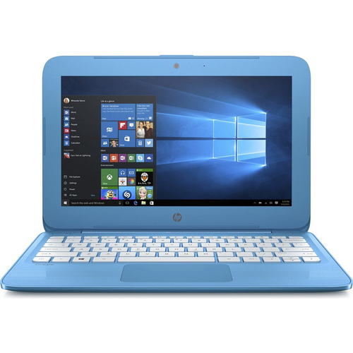 Hewlett Packard Stream 11-y010nr 11.6` Blue Laptop - Intel Celeron N3060 Processor