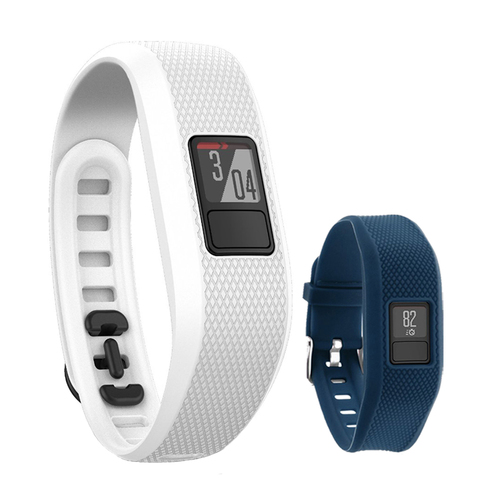 Garmin Vivofit 3 Activity Tracker Fitness Band + Replacement Band (Blue)