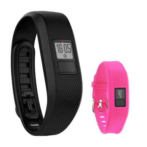 Garmin Vivofit 3 Activity Tracker Fitness Band & Replacement Band (Rose)
